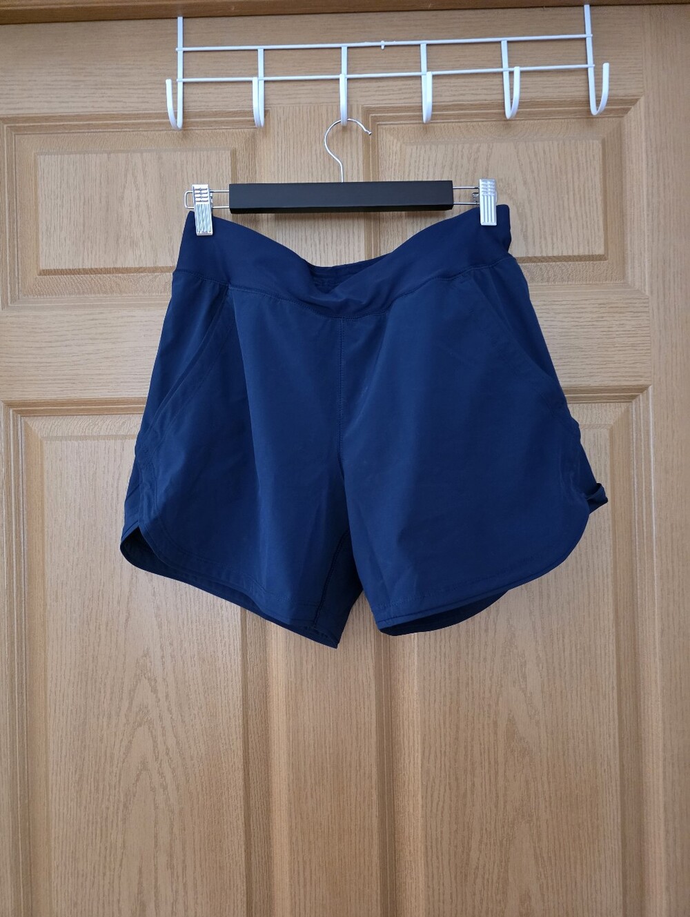 Lands' End Women's Navy Swim Shorts Size 6 NWT UPF Quick Dry Pockets
